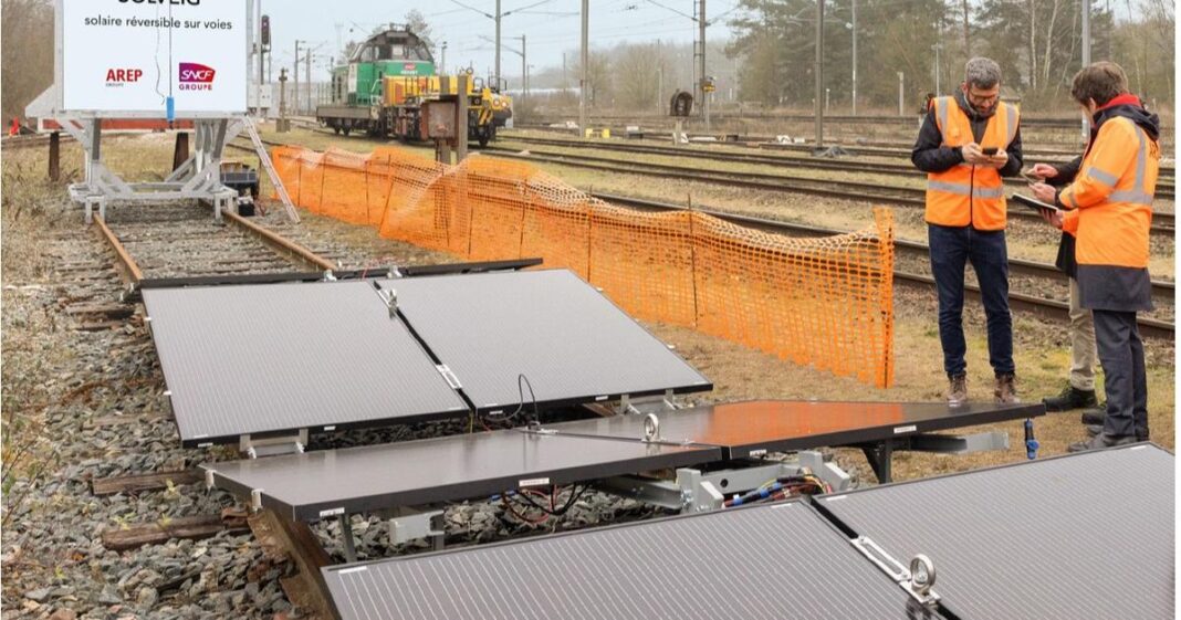 La SNCF va poser des panneaux solaires sur ses voies ferrées