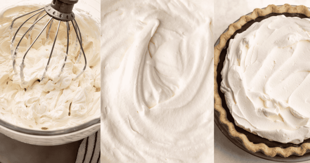 How to Make Stabilized Whipped Cream