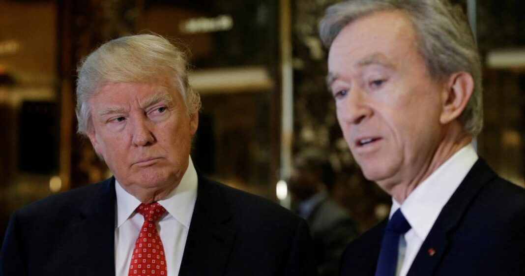 Bernard Arnault, patron de LVMH, reçu par Donald Trump à la Maison-Blanche