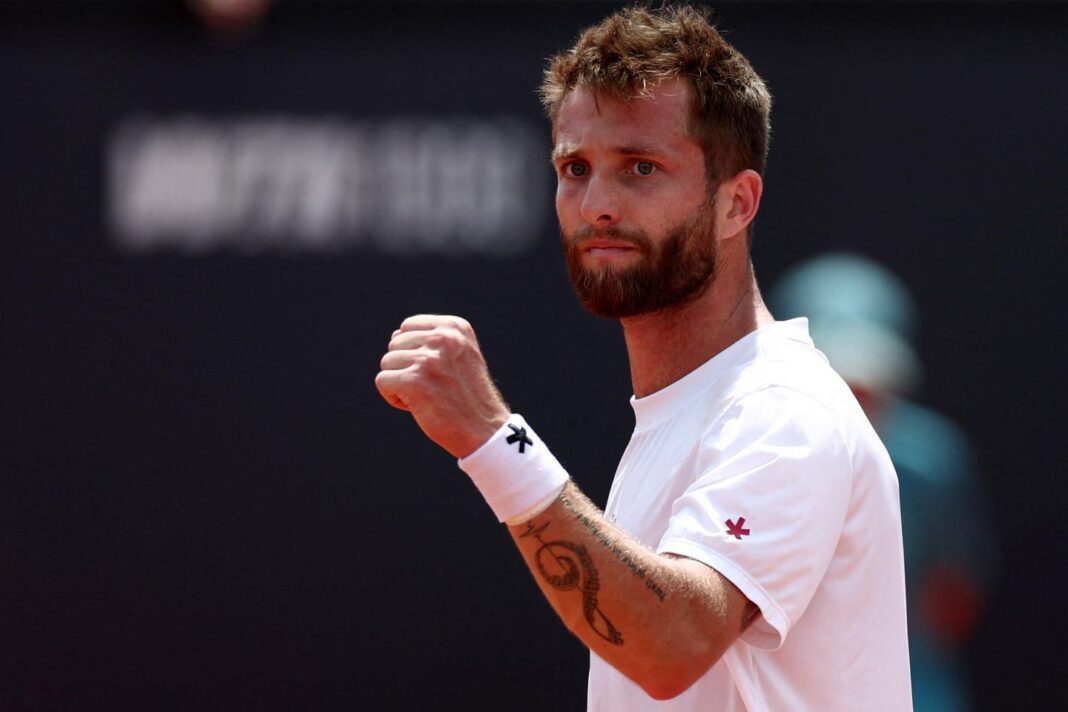 Corentin Moutet signe sa première victoire face à un joueur du Top 10 au Masters 1000 de Rome