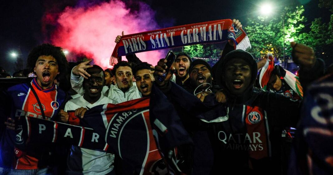 Entre fumigènes et lacrymos, la folle soirée des supporters du PSG sans billets aux abords du Parc des Princes – Libération