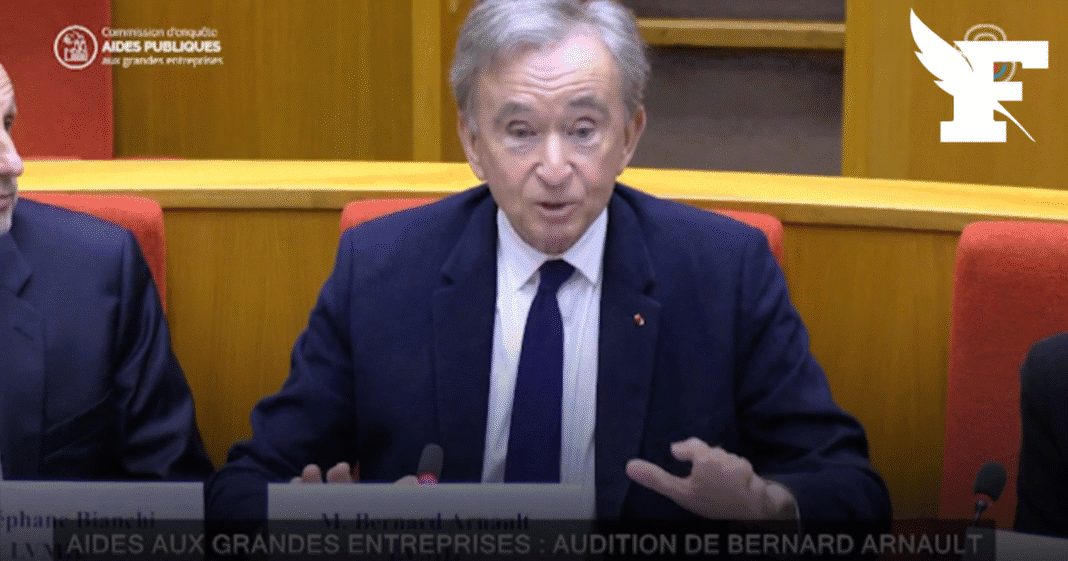 «Il est très mauvais pour l'État de se mêler de la gestion des entreprises privées», lance Bernard Arnault devant les sénateurs