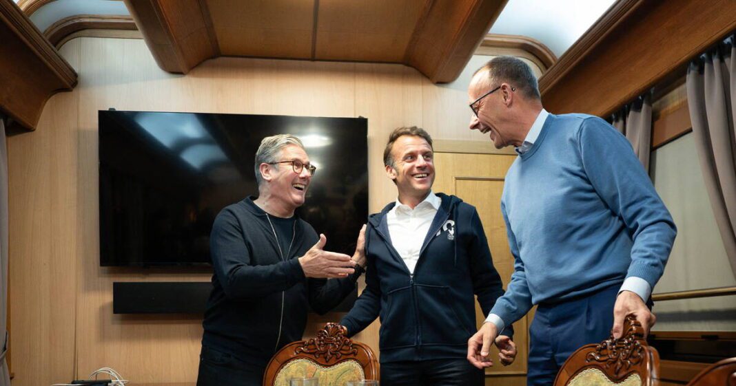 Non, Emmanuel Macron n’a pas caché de la cocaïne prise avec Friedrich Merz et Keir Starmer dans le train pour Kyiv – Libération