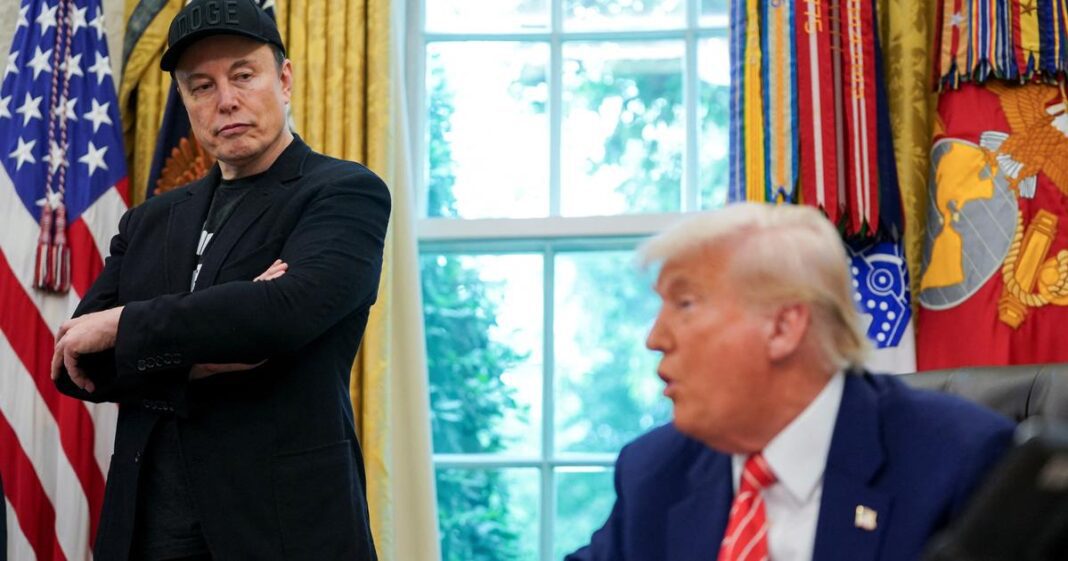 La passe d’armes entre Elon Musk et Donald Trump fait chuter Tesla en Bourse de plus de 10%