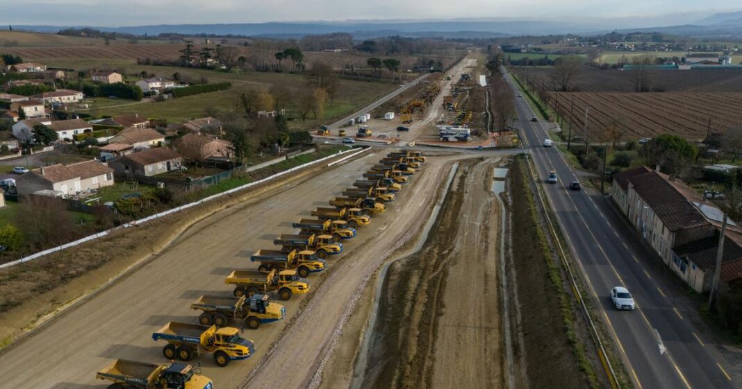 le ministre des Transports «déterminé» à ce que le chantier soit «mené à bien»