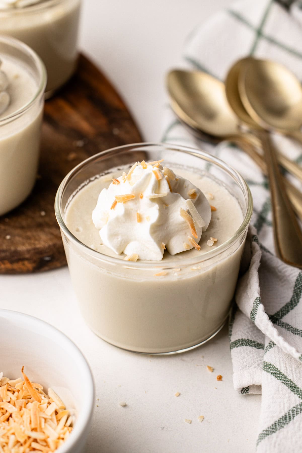Pudding au lait de coco
