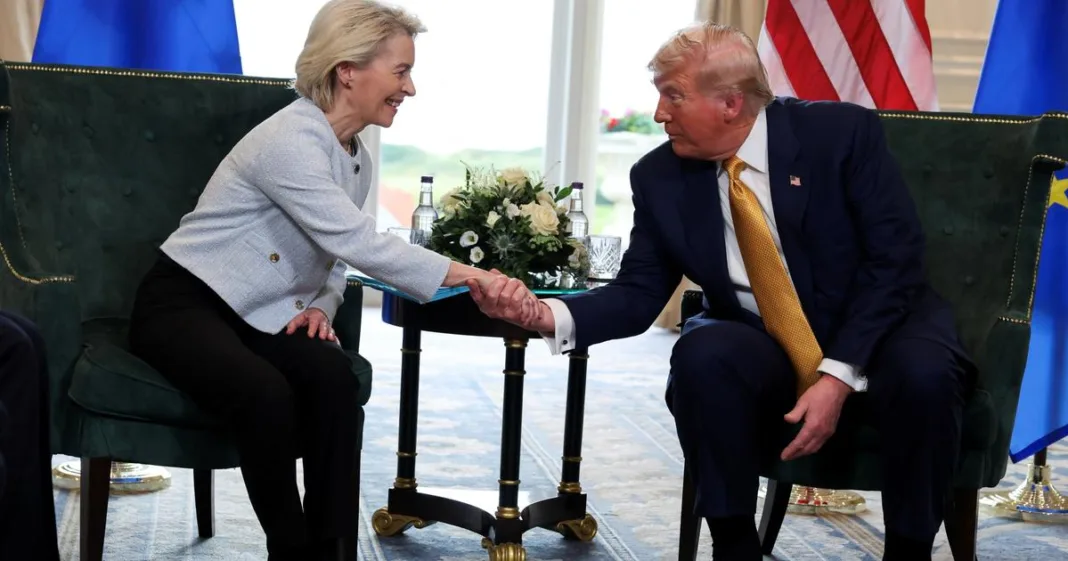 Donald Trump et Ursula von der Leyen trouvent un accord à l’arraché