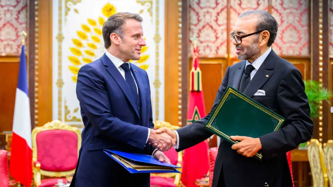 roi mohammed VI Macron